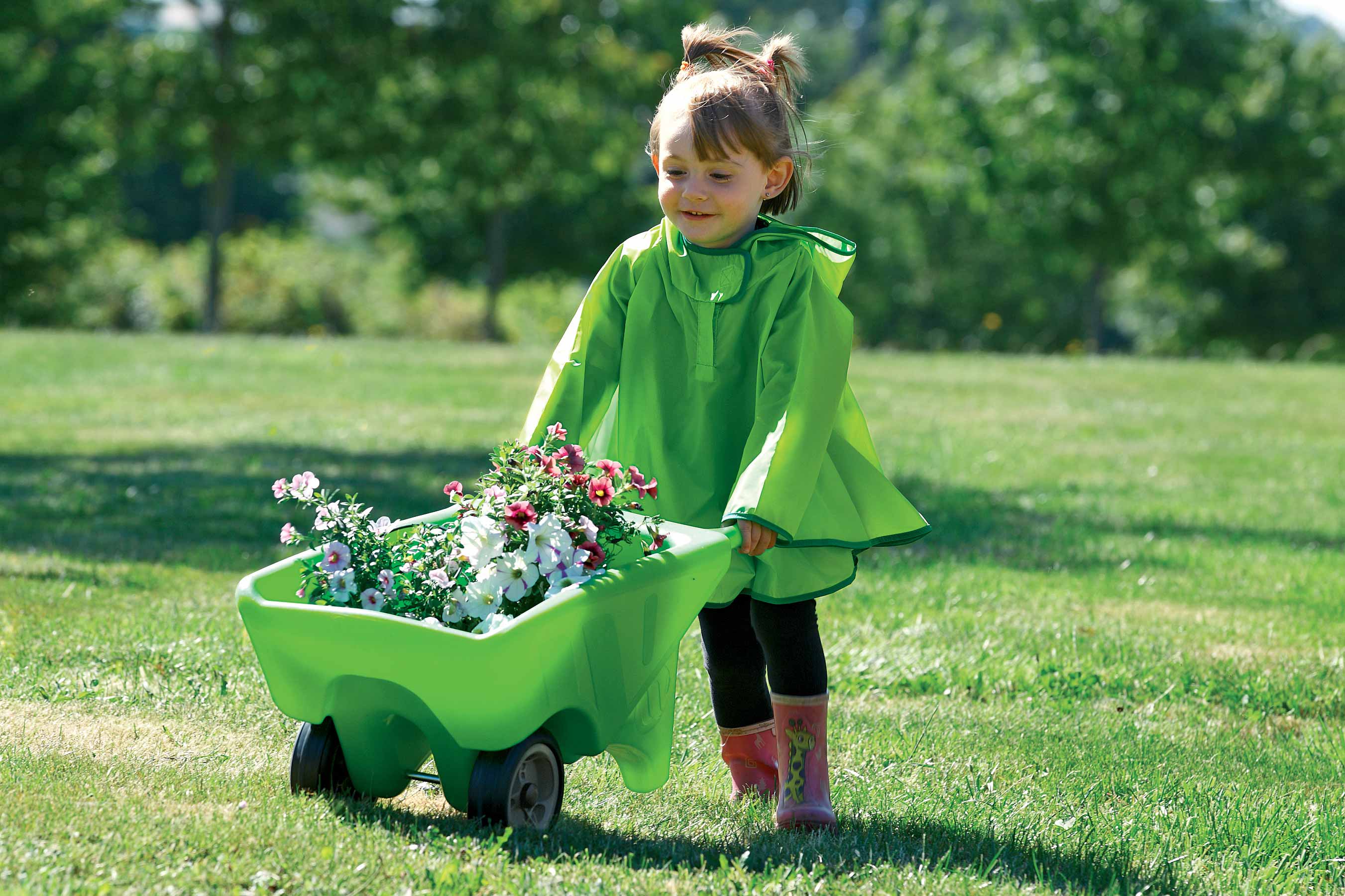 Jeu brouette enfant